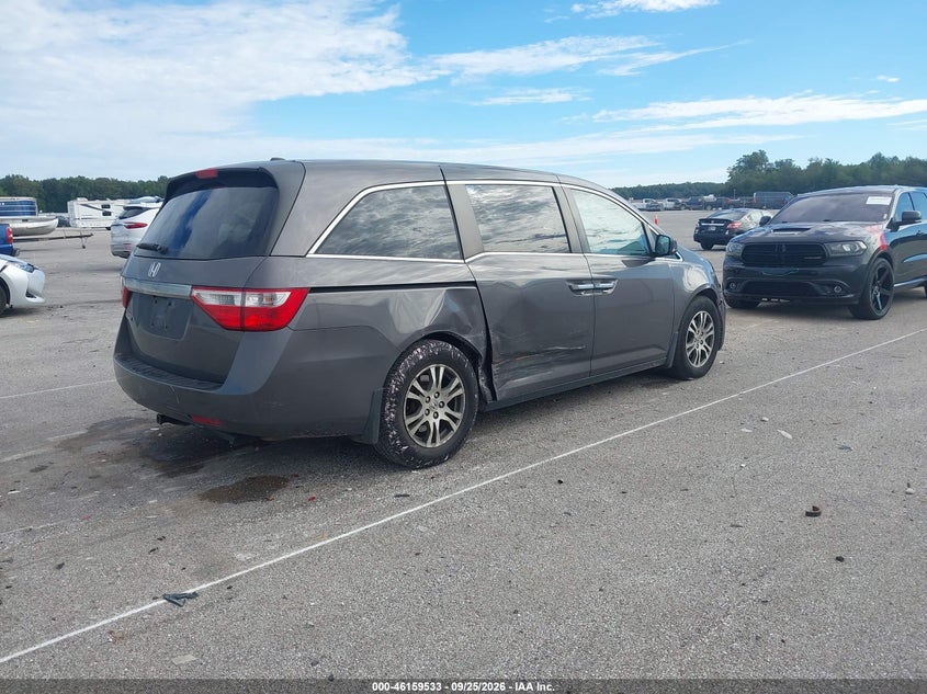 Vin: 5fnrl5h69cb059719, lot: 46659332, honda odyssey ex-l 20124