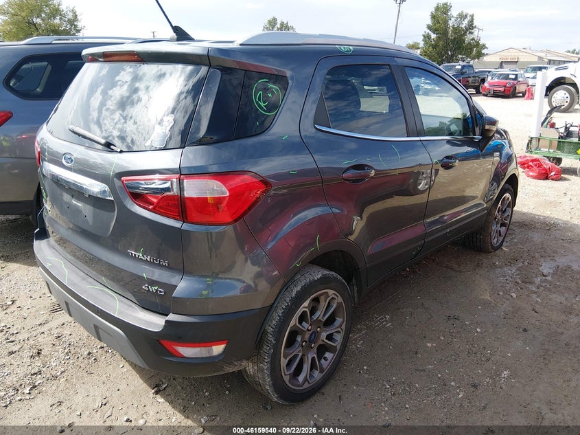 Vin: maj6s3kl5lc362864, lot: 46659339, ford ecosport titanium 20204