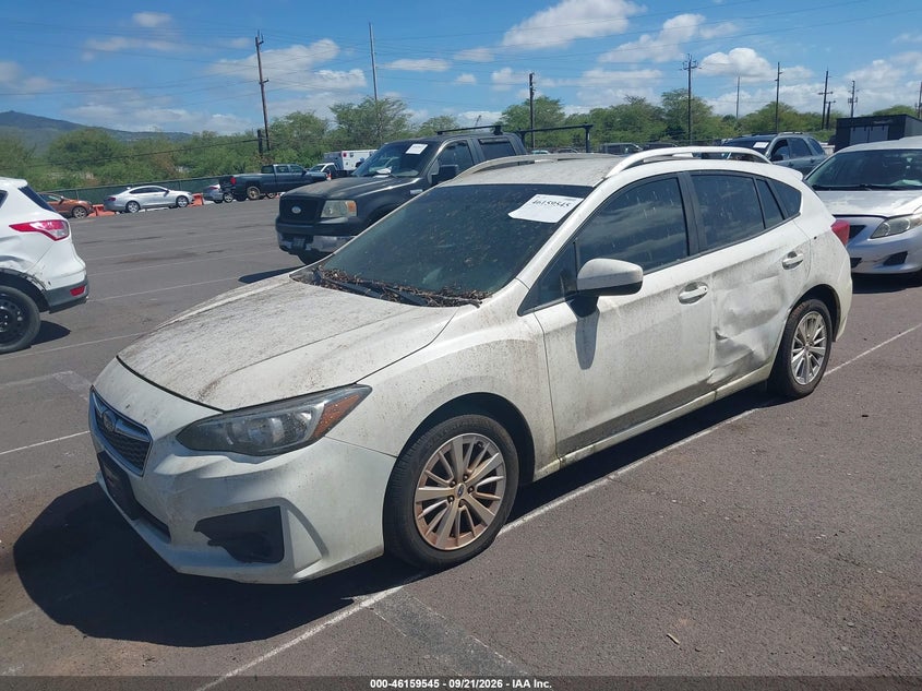 Vin: 4s3gtab69j3702167, lot: 46659344, subaru impreza 2.0i premium 20182