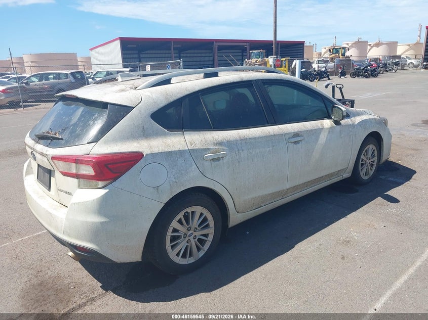 Vin: 4s3gtab69j3702167, lot: 46659344, subaru impreza 2.0i premium 20184