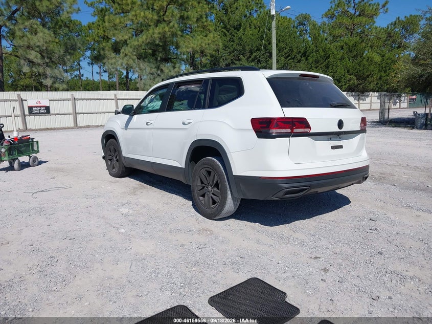 Vin: 1v2dp2ca9mc572345, lot: 46659355, volkswagen atlas 2.0t se 20213