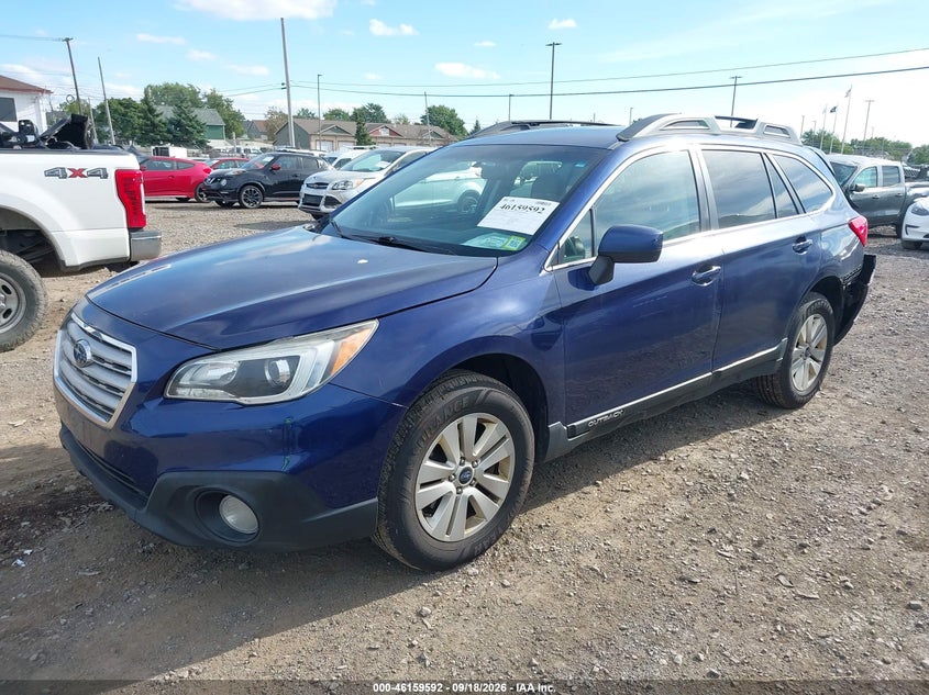 Vin: 4s4bsacc0g3328084, lot: 46659391, subaru outback 2.5i premium 20162