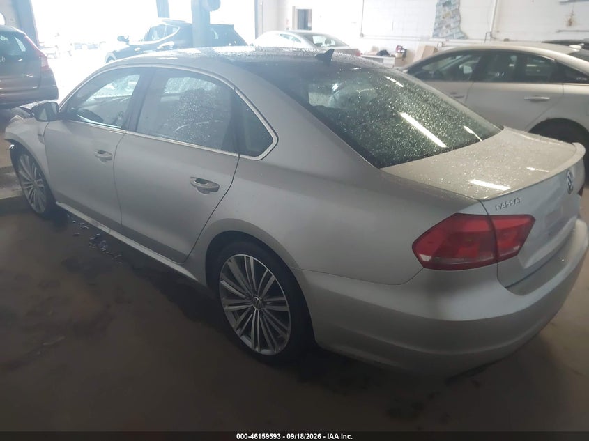 Vin: 1vwbt7a35fc101914, lot: 46659392, volkswagen passat 1.8t sport 20153