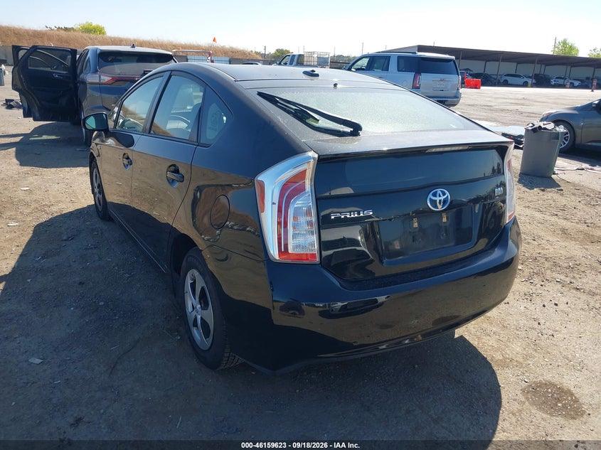 Vin: jtdkn3du4d5581391, lot: 46659422, toyota prius three 20133