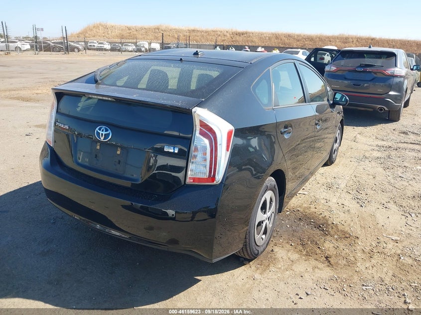 Vin: jtdkn3du4d5581391, lot: 46659422, toyota prius three 20134