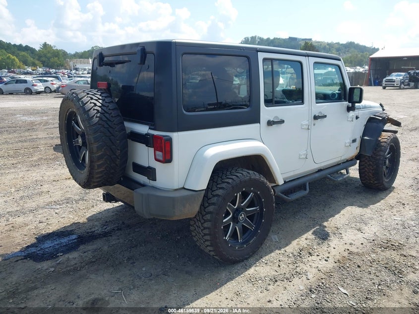 Vin: 1c4bjweg9el200475, lot: 46659438, jeep wrangler unlimited polar edition 20144