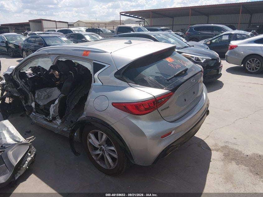 Vin: sjkch5cp0ha031893, lot: 46659452, infiniti qx30 premium 20173