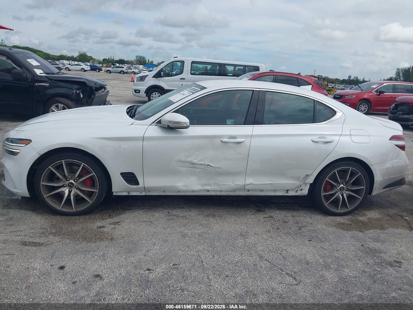 GENESIS G70 2025 VIN KMTG34SC1SU155965