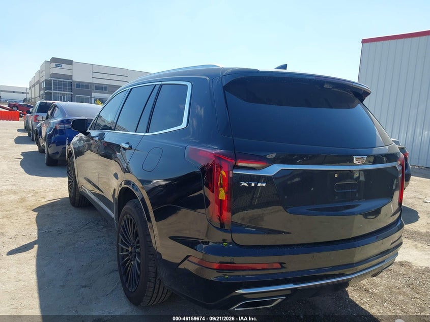 Vin: 1gykpcrs6lz116274, lot: 46659473, cadillac xt6 fwd premium luxury 20203
