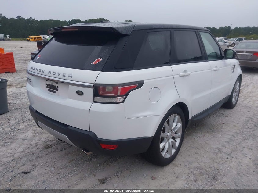 Vin: salwr2vf7fa531913, lot: 46659492, land rover range rover sport 3.0l v6 supercharged hse 20154