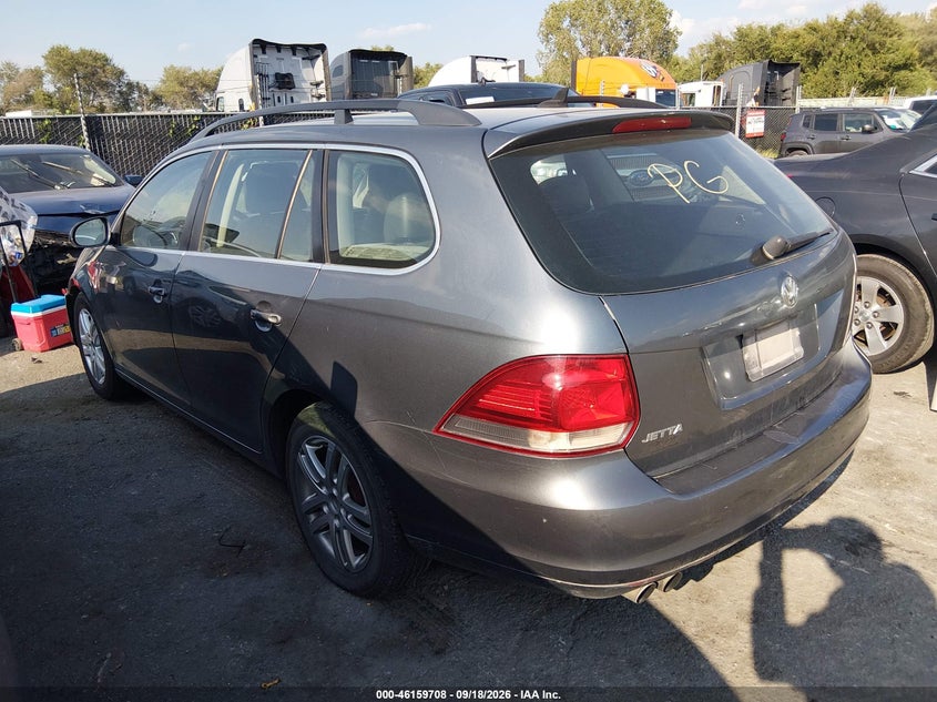 Vin: 3vwpl7aj0bm703892, lot: 46659507, volkswagen jetta sportwagen 2.0l tdi 20113