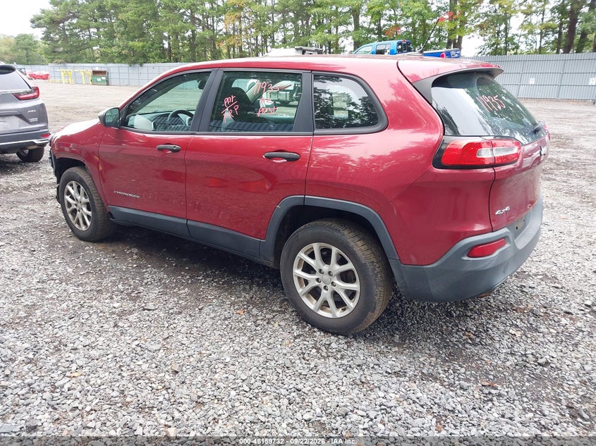 Vin: 1c4pjmabxew166131, lot: 46659531, jeep cherokee sport 20143