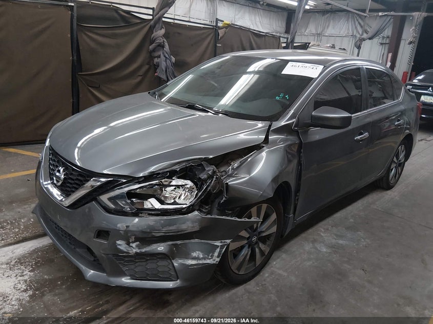 Vin: 3n1ab7ap2ky392199, lot: 46659542, nissan sentra sv 20192