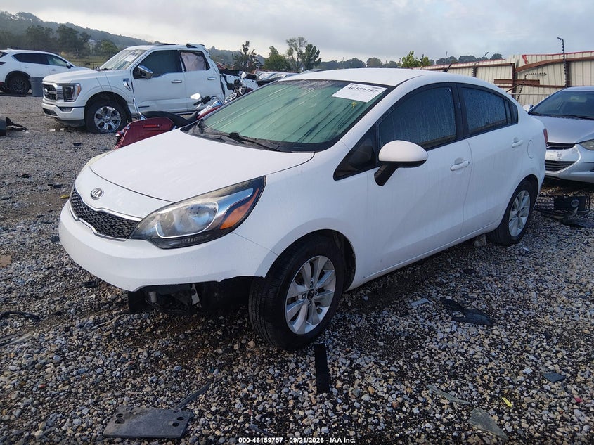 Vin: knadn4a35h6058632, lot: 46659556, kia rio ex 20172