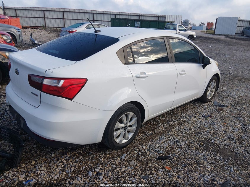 Vin: knadn4a35h6058632, lot: 46659556, kia rio ex 20174