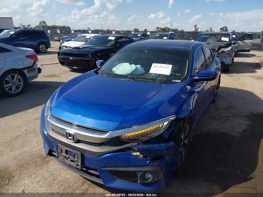 2016 Honda Civic, Left Front, IAAI, VIN 2HGFC1F95GH643206 — photo 2