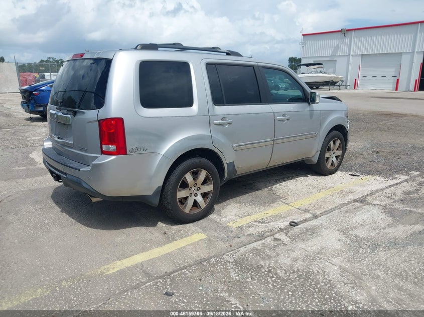Vin: 5fnyf3h96cb023455, lot: 46659565, honda pilot touring 20124