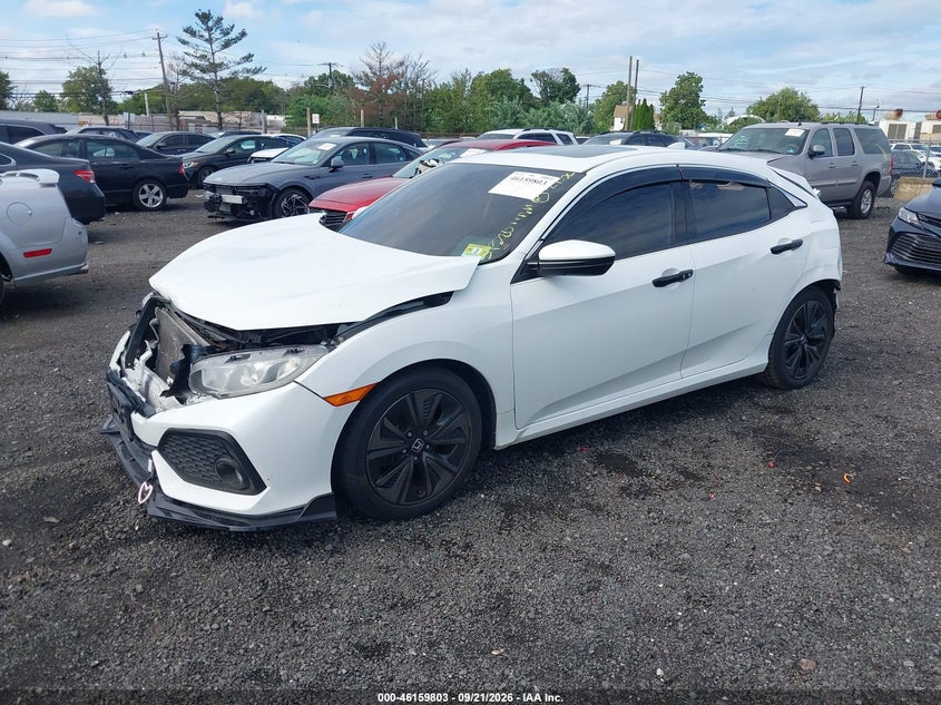 2017 Honda Civic, Front & Rear, IAAI, VIN SHHFK7H79HU401220 — photo 2
