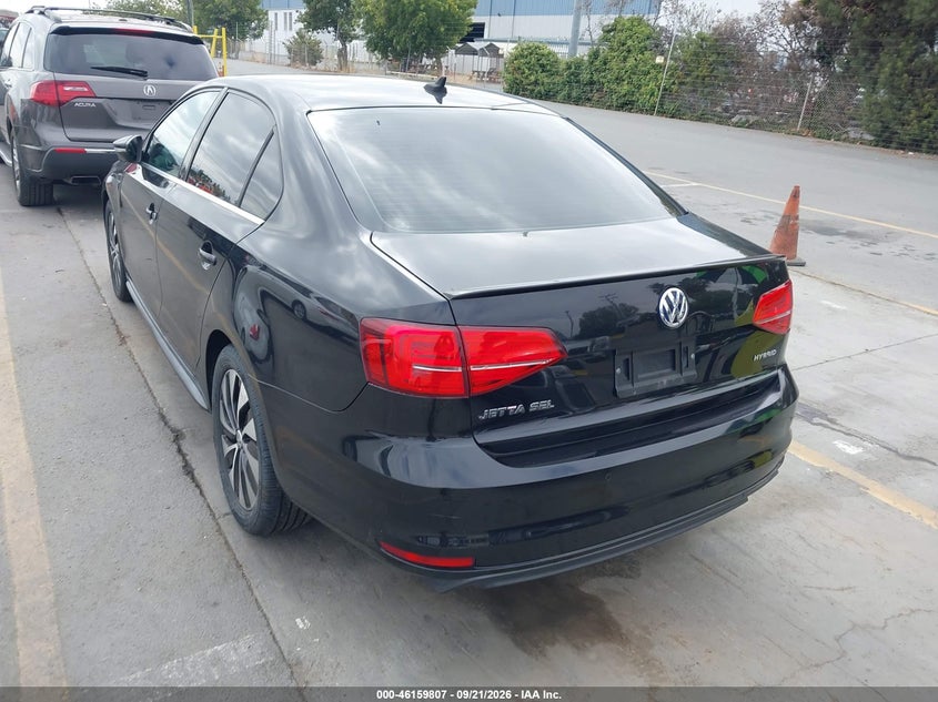 2016 VOLKSWAGEN JETTA HYBRID auction photo 6