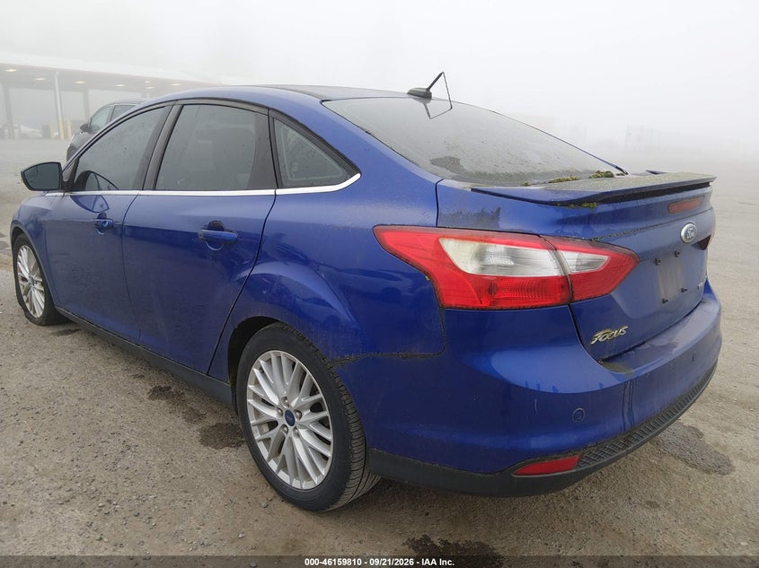 Vin: 1fadp3j24el312249, lot: 46659609, ford focus titanium 20143
