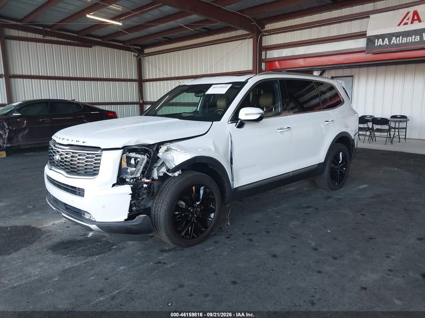 Vin: 5xyp5dhc4mg127808, lot: 46659615, kia telluride sx 20212