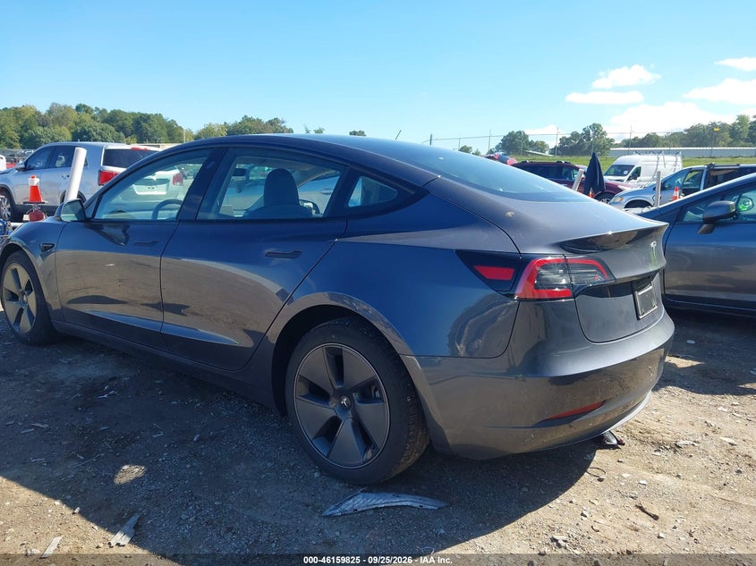 Vin: 5yj3e1ea3pf671745, lot: 46659624, tesla model 3 rear-wheel drive 20233