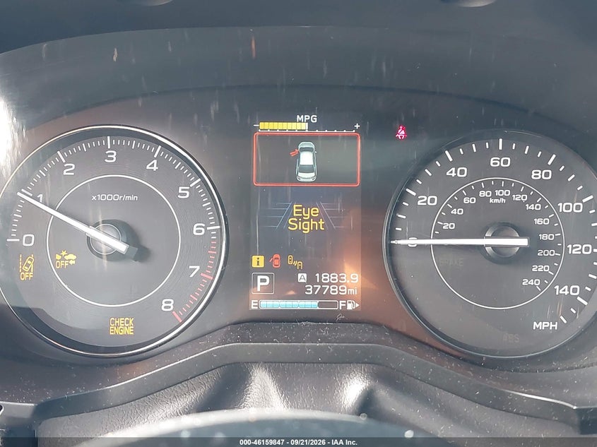 SUBARU IMPREZA 2021 VIN 4S3GTAD63M3703090