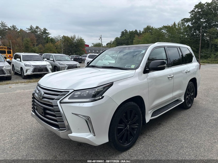 Vin: jtjhy7ax8j4256989, lot: 46659651, lexus lx 570 three-row 20182