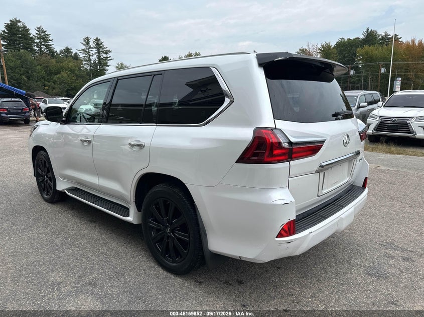 Vin: jtjhy7ax8j4256989, lot: 46659651, lexus lx 570 three-row 20183
