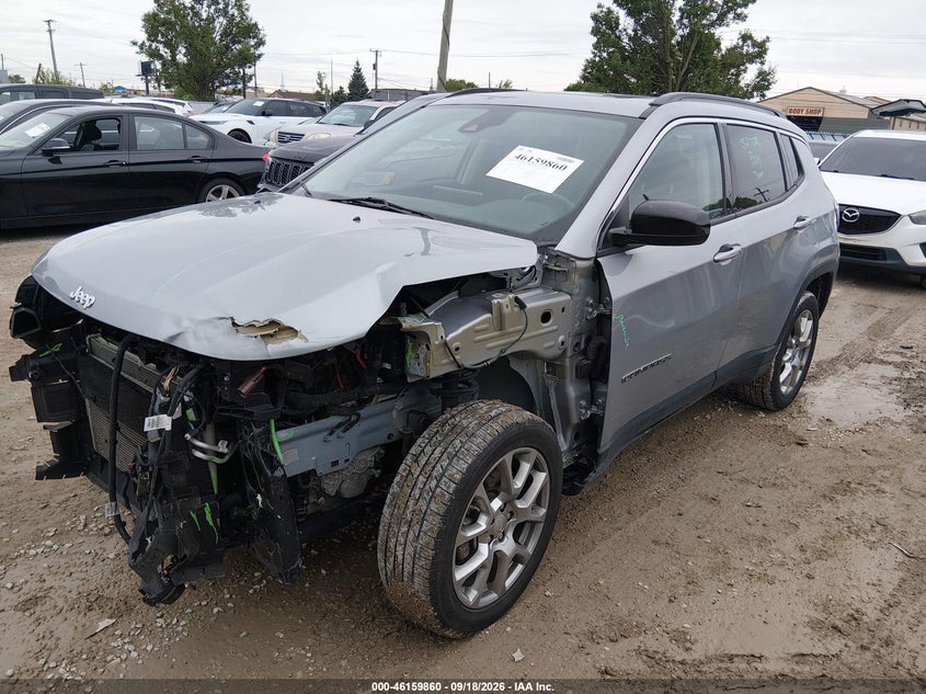 Vin: 3c4njdfbxnt109143, lot: 46659659, jeep compass latitude lux 4x4 20222