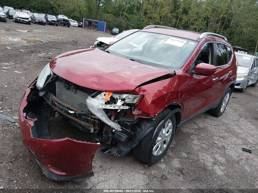 Vin: knmat2mv3gp659804, lot: 46659679, nissan rogue s 20162