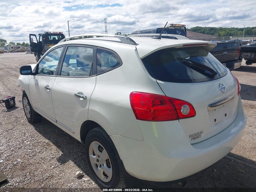 Vin: jn8as5mtxew607659, lot: 46659705, nissan rogue select s 20143