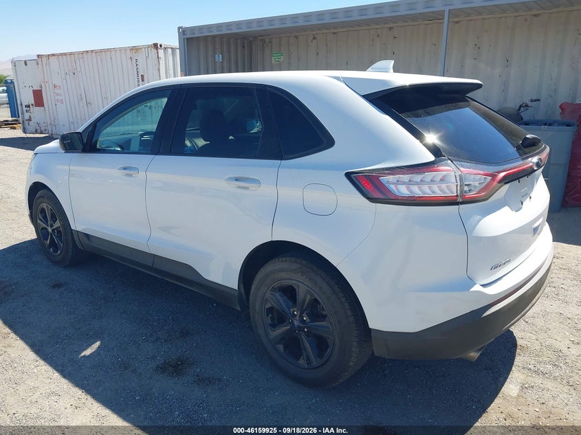 Vin: 2fmpk3g97fbc21094, lot: 46659725, ford edge se 20153