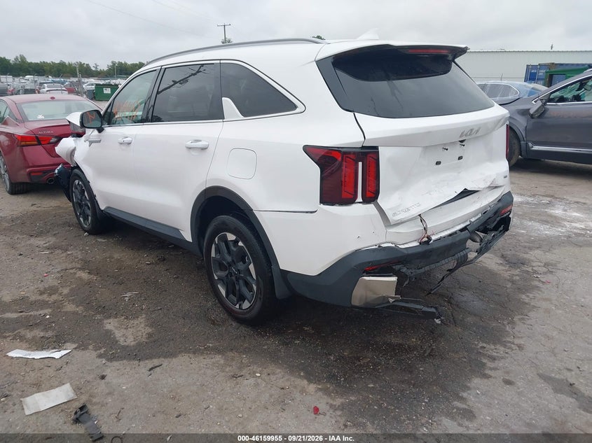 Vin: 5xyrldjc6sg394888, lot: 46659754, kia sorento s 20253