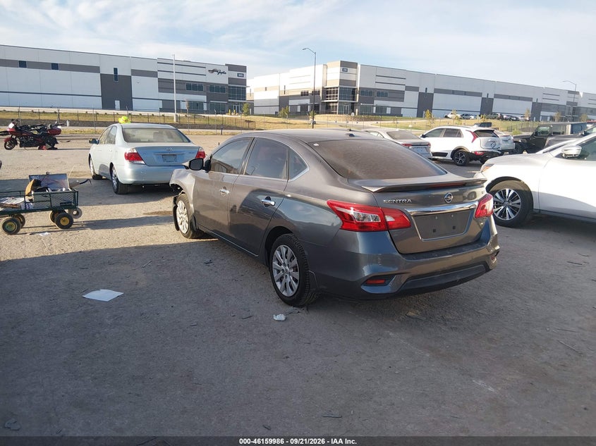 Vin: 3n1ab7ap1hl659354, lot: 46659785, nissan sentra sv 20173