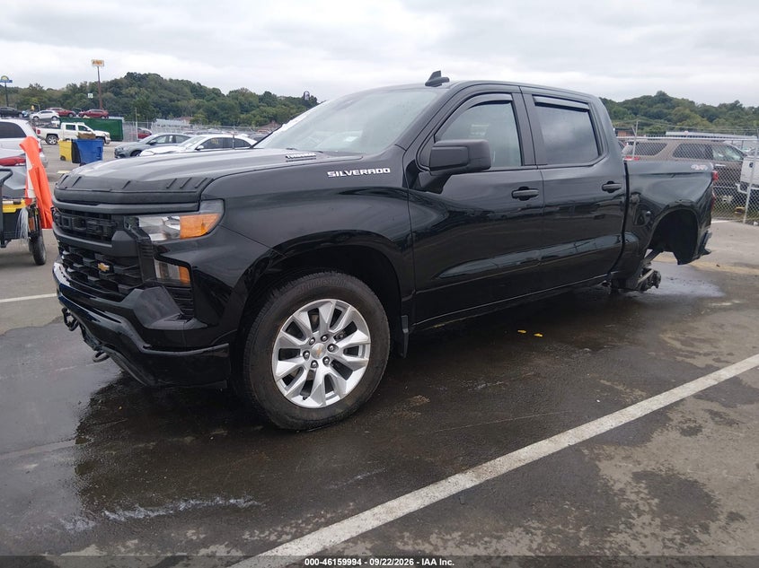 Vin: 3gcpkbek6sg360404, lot: 46659793, chevrolet silverado 1500 4wd  short bed custom 20252
