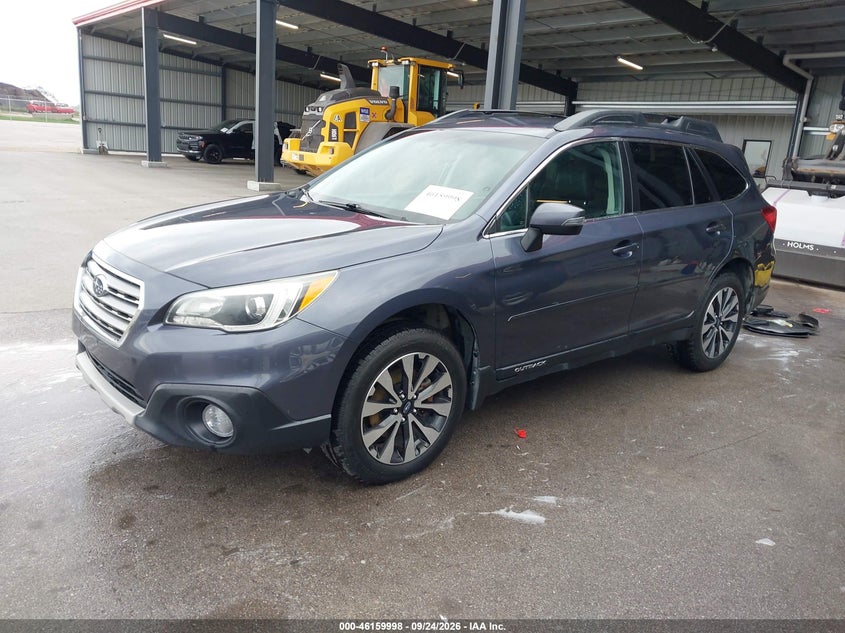 Vin: 4s4bsbjc4g3256721, lot: 46659797, subaru outback 2.5i limited 20162