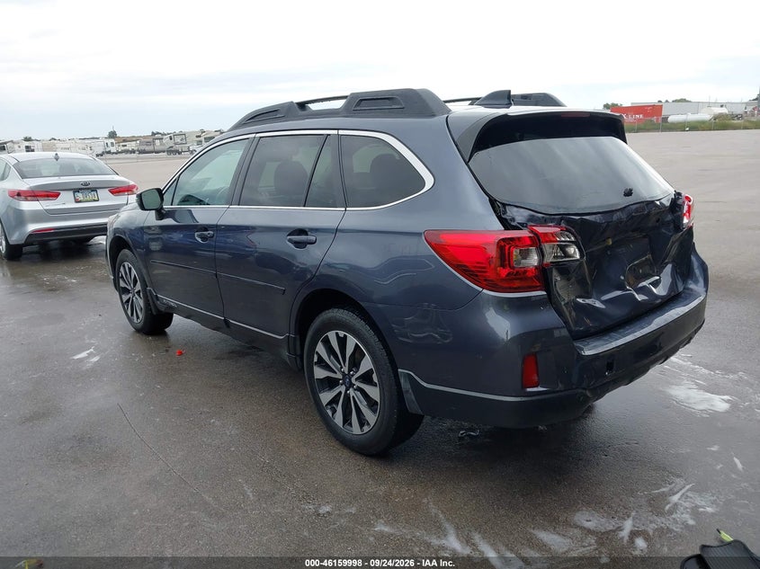 Vin: 4s4bsbjc4g3256721, lot: 46659797, subaru outback 2.5i limited 20163
