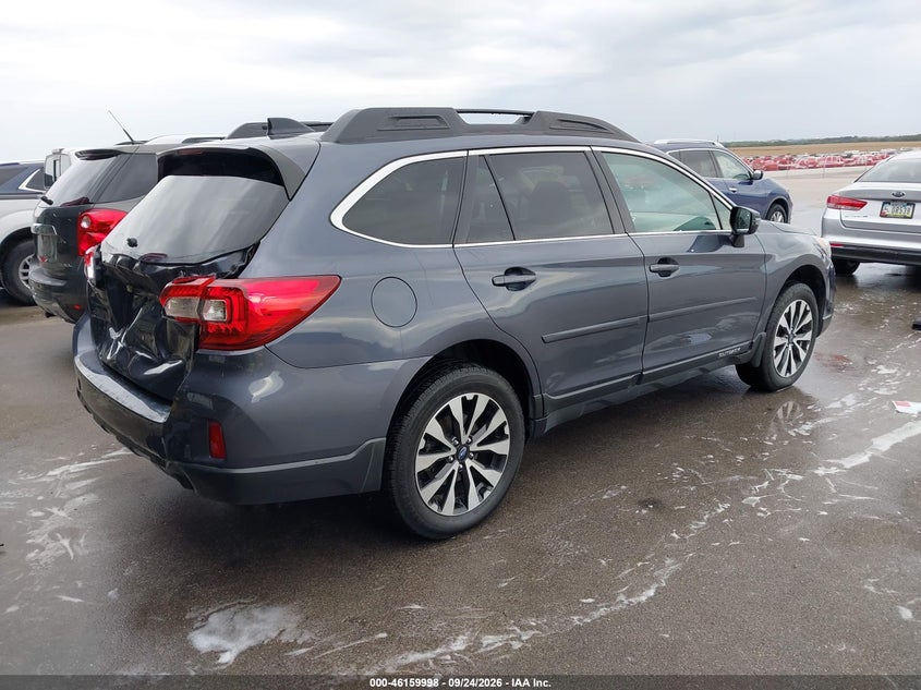 Vin: 4s4bsbjc4g3256721, lot: 46659797, subaru outback 2.5i limited 20164