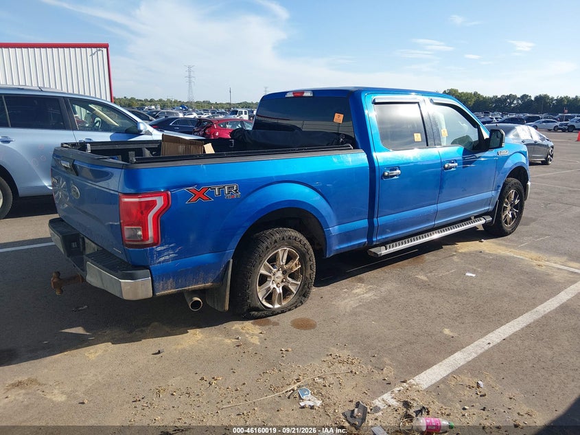 Vin: 1ftfw1efxffb73302, lot: 46659818, ford f-150 xlt 20154