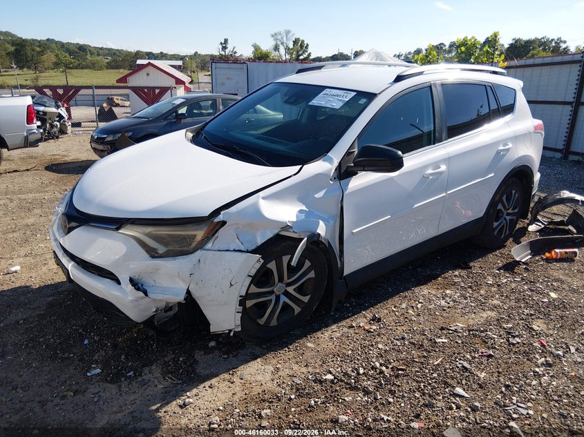 Vin: 2t3bfrev1hw571391, lot: 46659832, toyota rav4 le 20172