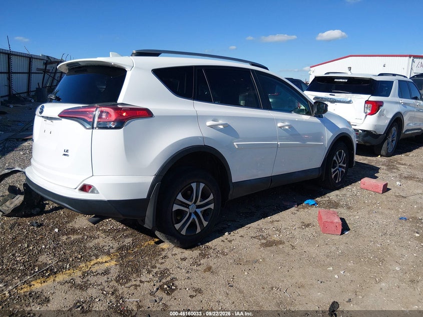 Vin: 2t3bfrev1hw571391, lot: 46659832, toyota rav4 le 20174