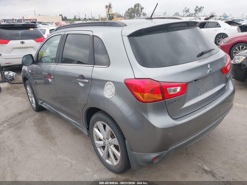 Vin: 4a4ap4au6ee012133, lot: 46659833, mitsubishi outlander sport se 20143
