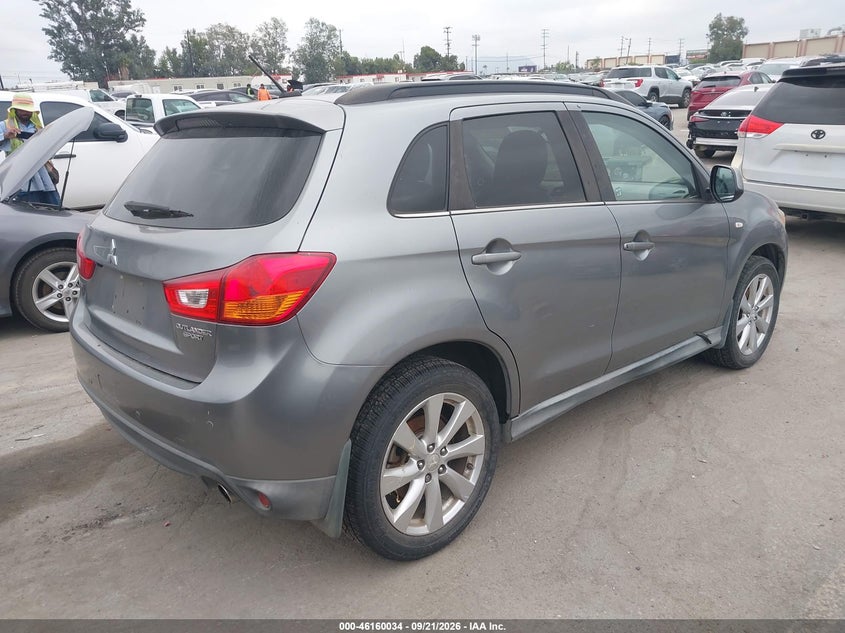 Vin: 4a4ap4au6ee012133, lot: 46659833, mitsubishi outlander sport se 20144