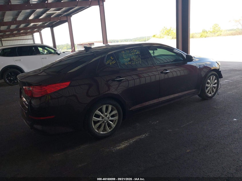 Vin: 5xxgn4a7xfg439233, lot: 46659898, kia optima ex 20154