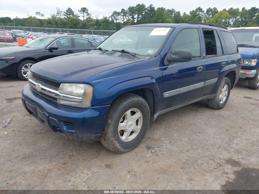 CHEVROLET TRAILBLAZER 2003 VIN 1GNDT13S032125589