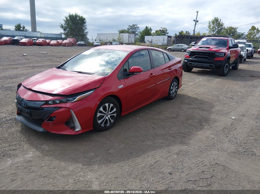 Vin: jtdkamfp2m3185996, lot: 46659908, toyota prius prime xle 20212