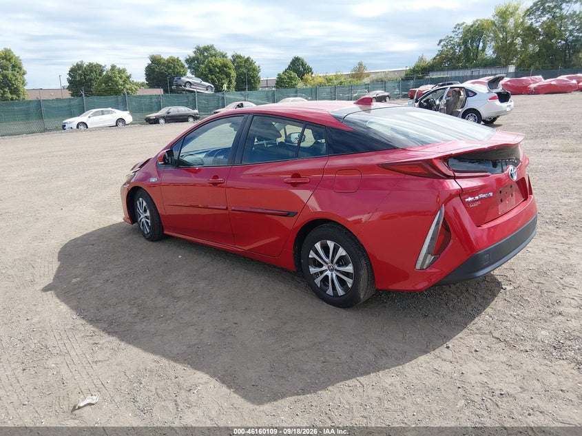 Vin: jtdkamfp2m3185996, lot: 46659908, toyota prius prime xle 20213