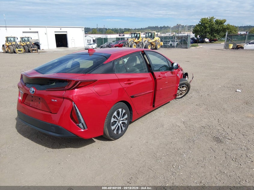 Vin: jtdkamfp2m3185996, lot: 46659908, toyota prius prime xle 20214