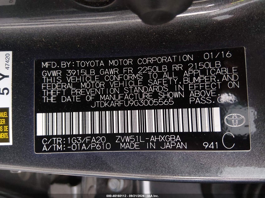 TOYOTA PRIUS - zdjęcie 9